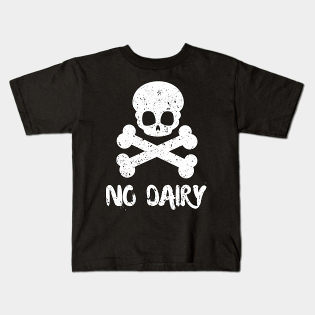 No Dairy Kids T-Shirt by thingsandthings